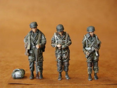 CMK F48055 Fallschirmjger &quot;Crete&quot; (3 fig. ) 1/48