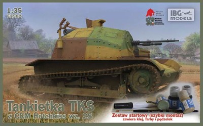 IBG Models E3502 TKS Tankette Hotchkiss wz.25 (Start Pack) 1/35
