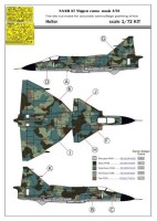 Maestro Models MMMK7271 Saab JA-37 'Viggen' 1-seater splinter camouflage pattern paint masks (AJ-37 JA-37) 1/72