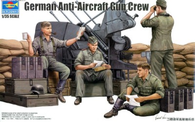 Trumpeter 00432 German Anti-Aircraft Gun Crew 1/35
