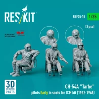 Reskit F35010 CH-54A 'Tarhe' pilots Early 1962-1968 (3 pcs) 1/35