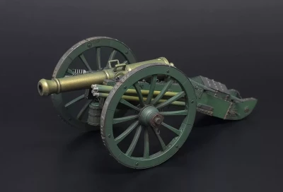 Hauler HLA-32001 Napoleonic cannon-Gribeauval 8-pounder 1/32