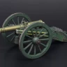 Hauler HLA-32001 Napoleonic cannon-Gribeauval 8-pounder 1/32