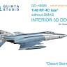 Quinta studio QD+48686 RF-4C Phantom II (late без DMAS) (Hasegawa) (с 3D-печатными деталями) 1/48