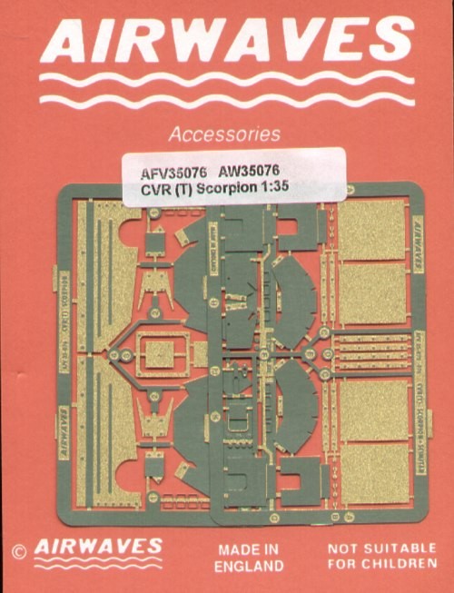 Airwaves (etched) AEC35076 British CVR(T) FV101 Scorpion 1/35