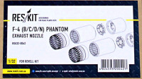 Reskit RSU32-0042 F-4 (B/C/D/N) Phantom II exh.nozzles (REV) 1/32