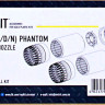 Reskit RSU32-0042 F-4 (B/C/D/N) Phantom II exh.nozzles (REV) 1/32