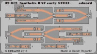 Eduard 32872 Seatbelts RAF early STEEL 1/32