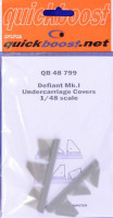 QuickBoost QB48799 Defiant Mk.I undercarriage covers (TRUMP) 1/48