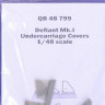 QuickBoost QB48799 Defiant Mk.I undercarriage covers (TRUMP) 1/48