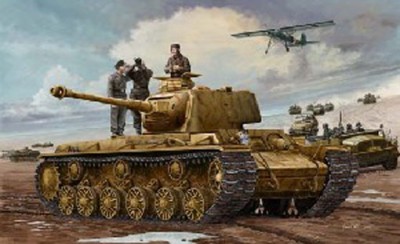 Trumpeter 00366 Танк Pz.Kpfw KV-1 756 ( r ) 1/35