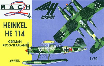 Mach 2 MACH2172 Heinkel He-114 (floatplane/seaplane) 1/72