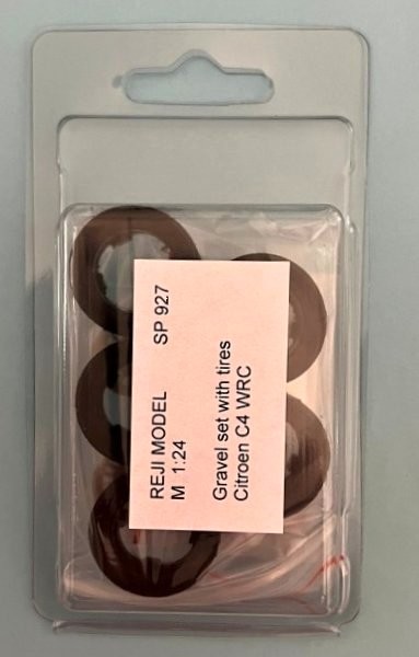Reji Model JM927 Citroen C4 WRC - wheels,tires,discs (5 pcs.) 1/24