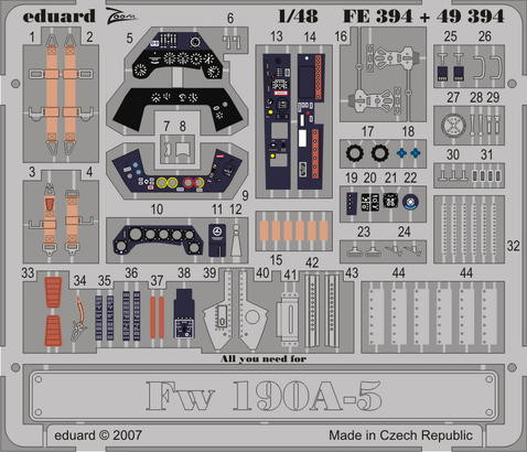 Eduard FE394 Fw 190A-5 HAS
