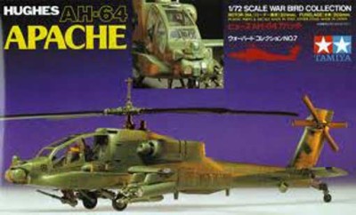 Tamiya 60707 Вертолет Huges AH-64 Apache 1/72