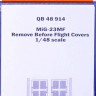 QuickBoost QB48914 MiG-23MF remove before flight covers (TRUMP) 1/48
