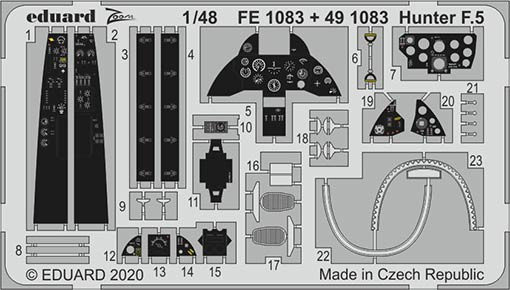 Eduard FE1083 1/48 Hunter F.5 (AIRF)