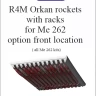 Lf Model 3D7261 R4M Orkan rockets w/ racks - front location 1/72