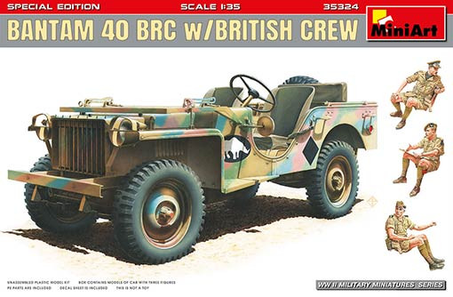 Miniart 35324 1/35 Bantam 40 BRC w/British Crew Special Edition