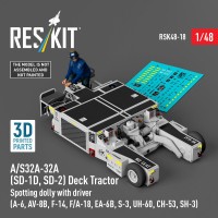 Reskit RSM48018 A/S32A-32A (SD-1D,SD-2) Deck Tractor w/ driv. 1/48