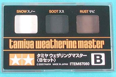 Tamiya 87080 Набор пигментов В (снег, сажа, ржавчина)