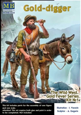 Master Box 35233 'Gold-digger', The Wild West (2 fig.) 1/35