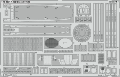 Eduard 491371 SET F-16D Block 50 (KIN) 1/48