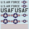 Print Scale C48221 F-100 Super Sabre technical stencils (decal) 1/48