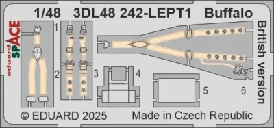 Eduard 3DL48242 Buffalo British version SPACE (TAM) 1/48