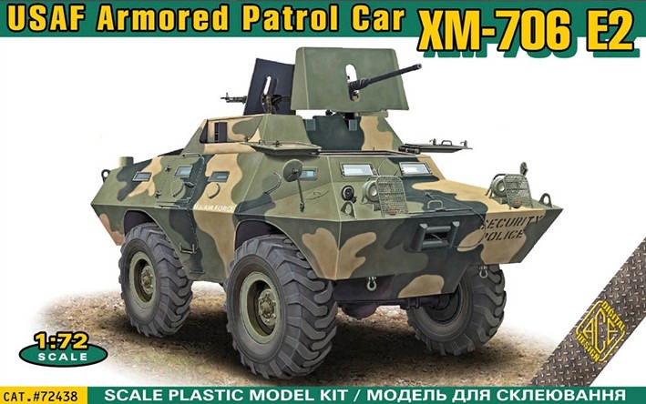 Ace Model 72438 XM-706 E2 USAF Armored Patrol Car 1/72
