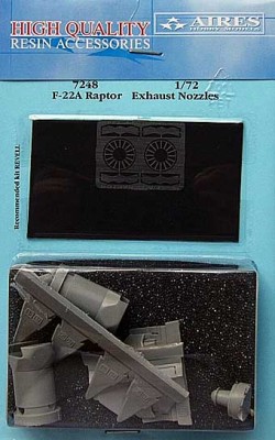 Aires 7248 F-22A Raptor exhaust nozzles 1/72