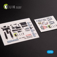 Reskit K72081 OV-10D+ 'Bronco' interior 3D decals (ICM) 1/72