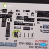 Reskit K72081 OV-10D+ 'Bronco' interior 3D decals (ICM) 1/72