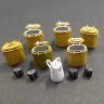 Plusmodel DP3011 German thermos containers WW II (3D Print) 1/35