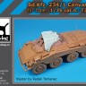 Black Dog T35287 Sd.Kfz.234/1 Puma Canvas NВ°2 (designed to be used with Italeri kits) 1/35