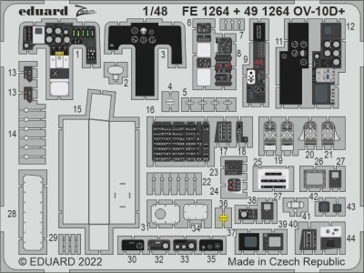 Eduard FE1264 OV-10D+ (ICM) 1/48