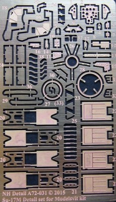 NH Detail NHA72-031 Sukhoi Su-17M Detail Set 1/72