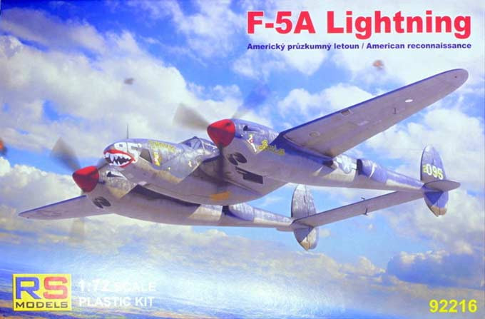 RS Model 92216 F-5A Lightning (4x camo) 1/72