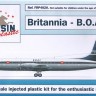 F-rsin Plastic FRP4020 Bristol Britannia 300 Decals BOAC 1/144