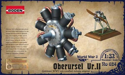 Roden 00624 Engine Oberursel Ur.II engine 1/32