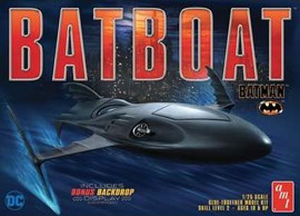 AMT 1025 Batman Batboat 1/25