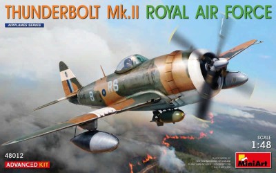 Miniart 48012 Thunderbolt Mk.II. Royal A.F. (ADVANCED KIT) 1/48