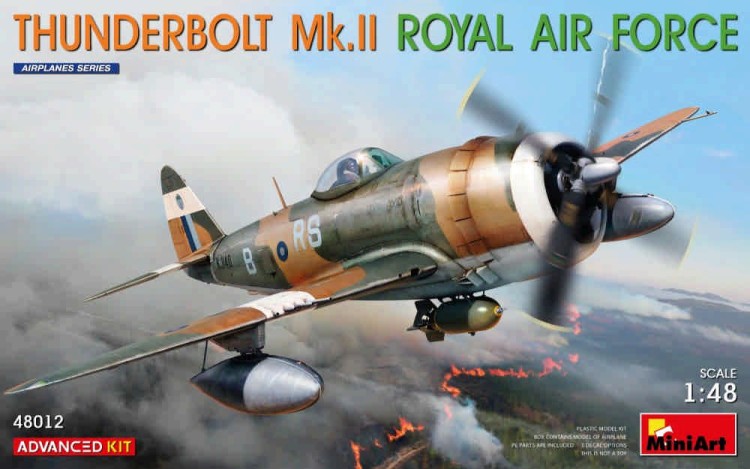 Miniart 48012 Thunderbolt Mk.II. Royal A.F. (ADVANCED KIT) 1/48
