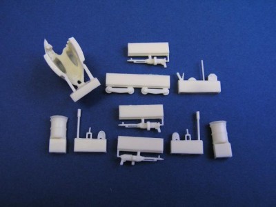 Pavla Models U72-90 SIAI SM.82 Bomb aiming gondola + guner positons for Italeri 1:72