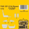 CMK SP7525 EF-111A Raven Cockpit Set (ITAL) 1/72