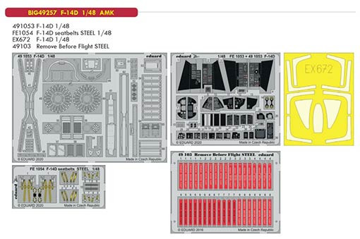 Eduard BIG49257 1/48 F-14D (AMK)