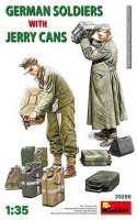 Miniart 35286 1/35 German Soldiers w/ Jerry Cans (2 fig.,8 cans)