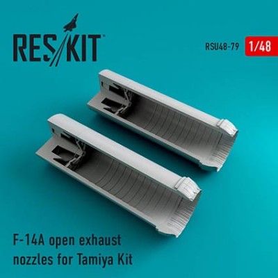 Reskit RSU48-0079 F-14A Tomcat open exhaust nozzles (TAM) 1/48