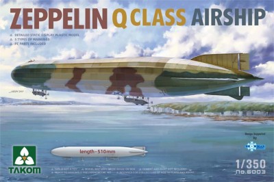 Takom 6003 ZEPPELIN Q CLASS AIRSHIP 1/350