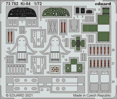 Eduard 73752 SET Ki-54 (SP.HOB.) SET
